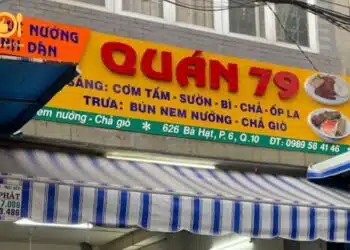 Review quán bún thịt nướng 79 có gì nổi bật và hấp dẫn?