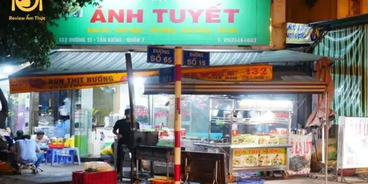 Review quán bún thịt nướng Ánh Tuyết ở giữa lòng Sài Gòn 5 bún thịt nướng ánh tuyết