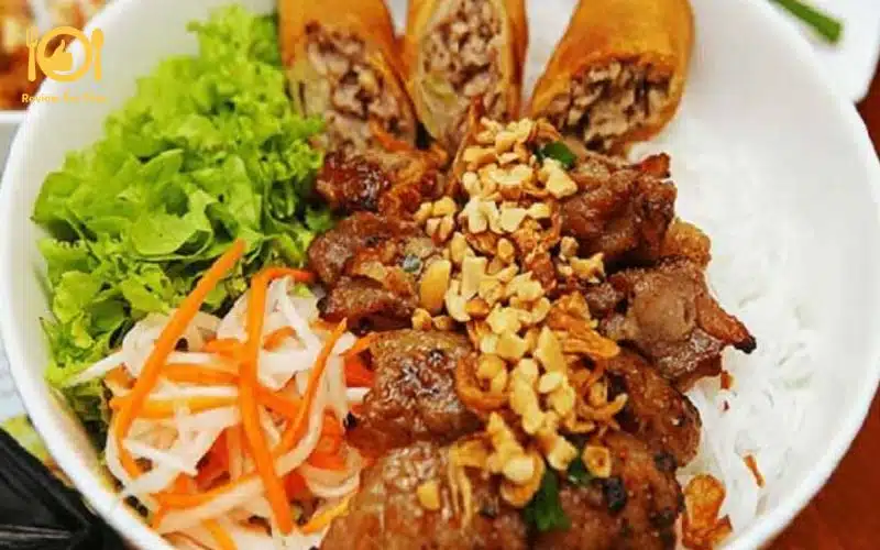 Top 3 quán bún thịt nướng Bình Định nổi tiếng ngon khó cưỡng 6 bún thịt nướng bình định