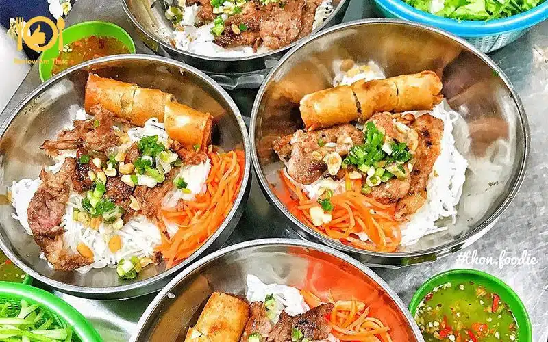 Review top 4 quán bún thịt nướng Bình Thạnh đông khách nhất 8 bún thịt nướng bình thạnh