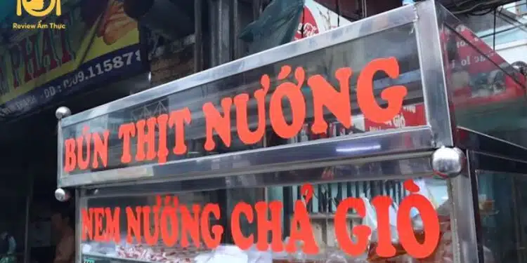 Review bún thịt nướng Chu Văn An có gì mà đông khách đến vậy?