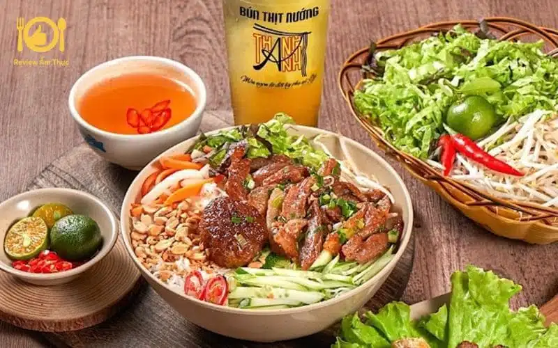Review TOP 3 quán bún thịt nướng Cô Giang ngon, rẻ bạn nên thử 5 bún thịt nướng cô giang