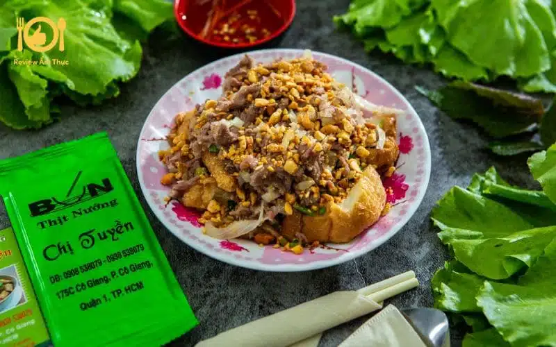 Review TOP 3 quán bún thịt nướng Cô Giang ngon, rẻ bạn nên thử 6 bún thịt nướng cô giang