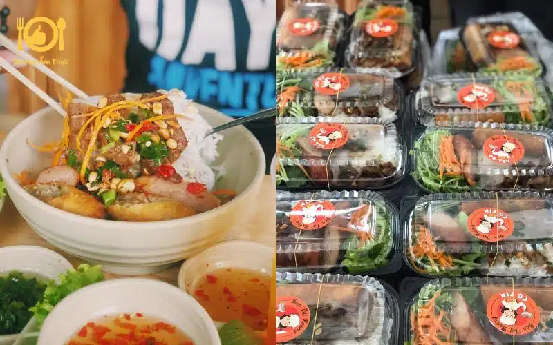 Review quán bún thịt nướng Cô Tín, quán “hot” tại Gò Vấp 10 bún thịt nướng cô tín