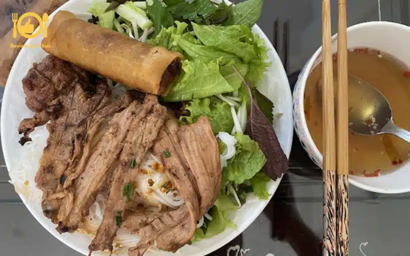 Review quán bún thịt nướng Hải Đăng thơm ngon, hấp dẫn thực khách 8 bún thịt nướng hải đăng