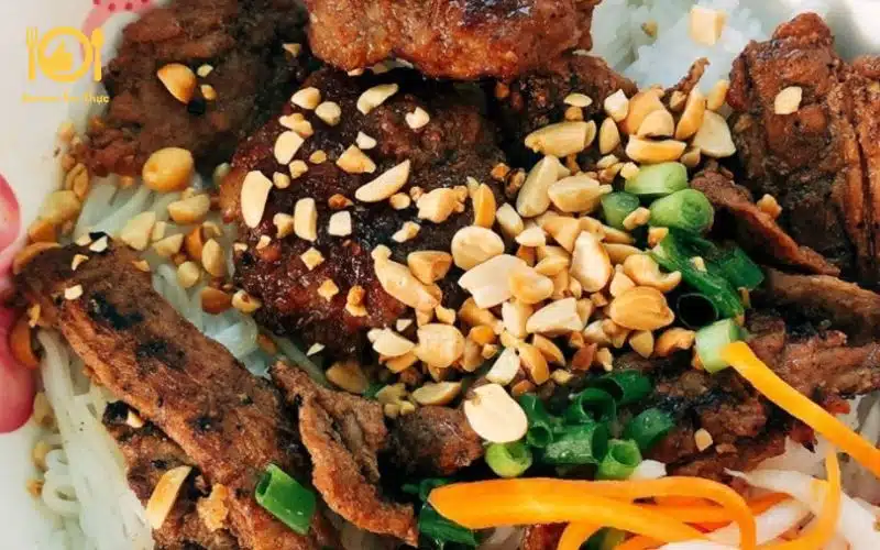 Review quán bún thịt nướng Hải Đăng thơm ngon, hấp dẫn thực khách 9 bún thịt nướng hải đăng