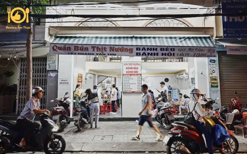 Review quán bún thịt nướng Hoàng Văn Thụ tại thành phố biển 7 bún thịt nướng hoàng văn thụ