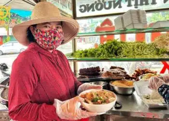 bún thịt nướng huệ