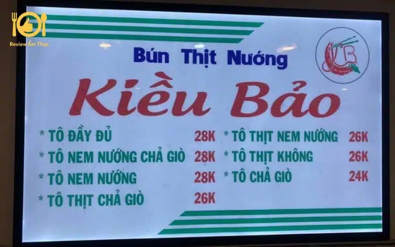 Review bún thịt nướng Kiều Bảo Đề Thám: Quán ăn hào phóng! 10 bún thịt nướng kiều bảo đề thám