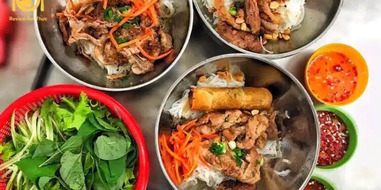 bún thịt nướng kiều bảo đề thám