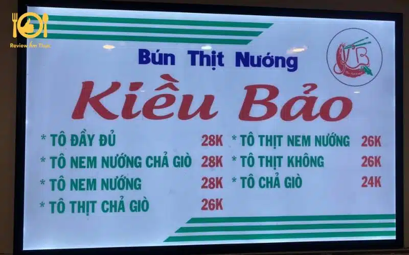 Review quán bún thịt nướng Kiều Bảo Ni Sư Huỳnh Liên ngon, rẻ 9 bún thịt nướng kiều bảo ni sư huỳnh liên