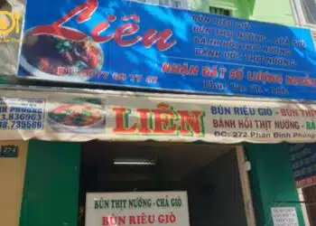 bún thịt nướng liên