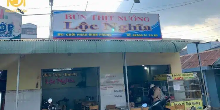Review quán bún thịt nướng Lộc Nghĩa không thể bỏ qua ở Đà Lạt