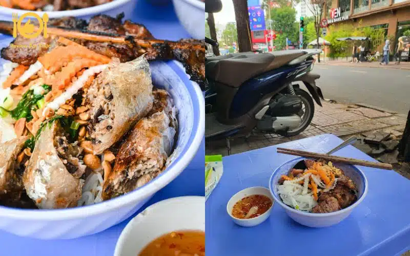 Review quán bún thịt nướng Nguyễn Trung Trực nổi tiếng ở Sài Gòn 9 bún thịt nướng nguyễn trung trực