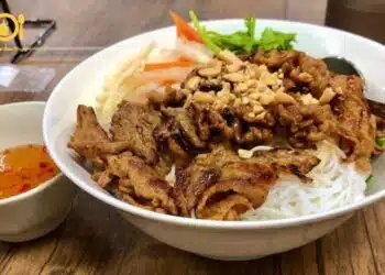 Bún thịt nướng ông Để - Quán ngon không thể bỏ lỡ tại Đà Nẵng