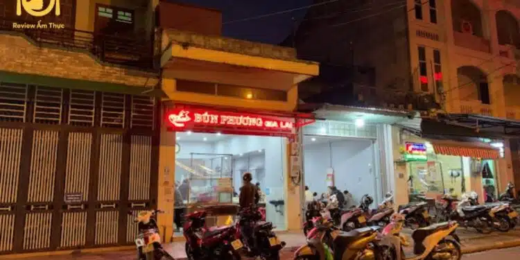 bún thịt nướng phương gia lai