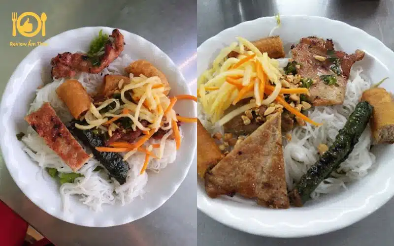 Review quán bún thịt nướng Sáu Cận, hương vị món ăn có gì ngon? 11 bún thịt nướng sáu cận
