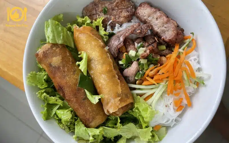 Top 3 quán bún thịt nướng Tân Hoà Đông nổi tiếng ngon rẻ 6 bún thịt nướng tân hòa đông