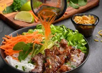 bún thịt nướng thái bình