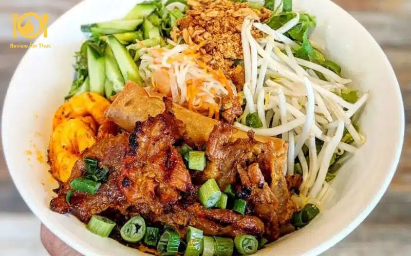 Review quán bún thịt nướng Thảo Nguyên có gì gây ấn tượng? 9 bún thịt nướng thảo nguyên