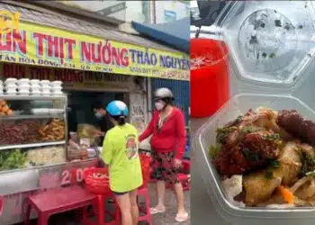 bún thịt nướng thảo nguyên