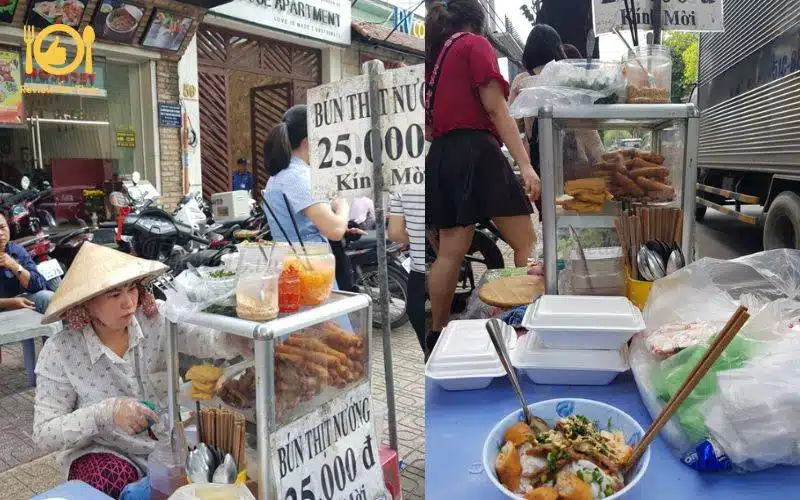 TOP 2 quán bún thịt nướng Võ Văn Tần nổi đình đám, ngon số dách 8 bún thịt nướng võ văn tần