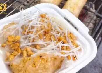 chè chuối nướng hà nội