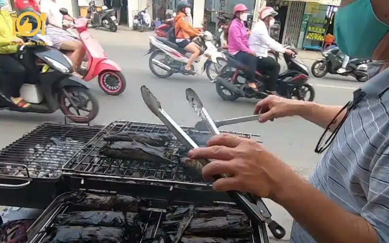 Review quán chuối nướng Campuchia mới lạ, độc nhất vô nhị 7 chuối nướng campuchia