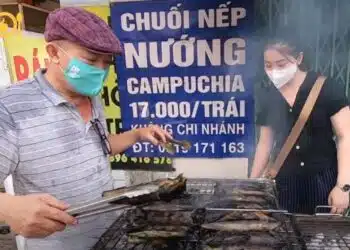 chuối nướng campuchia