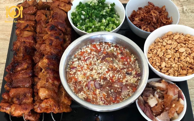 Bí quyết làm bún thịt nướng Kim Tiền chuẩn vị miền Tây khó cưỡng 8 bún thịt nướng kim tiền