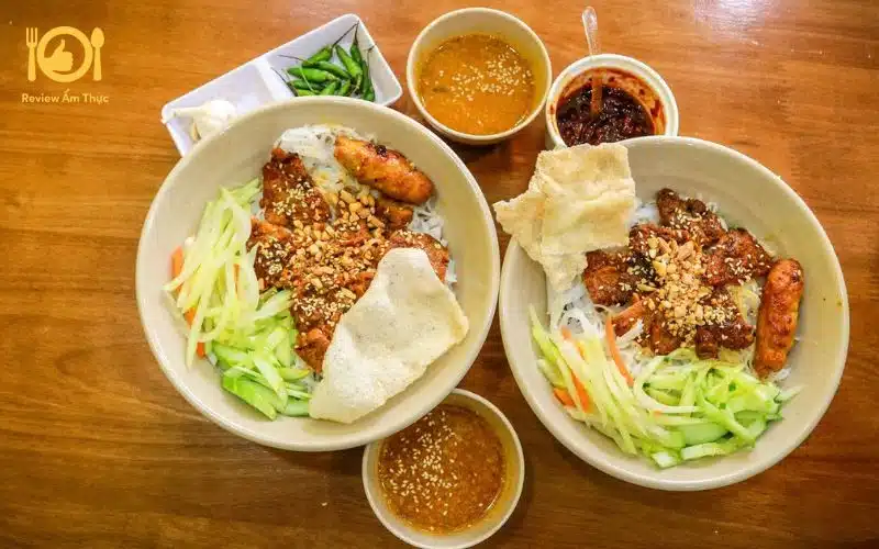 Bí quyết làm món bún thịt nướng mắm nêm thơm ngon chuẩn vị 11 bún thịt nướng mắm nêm