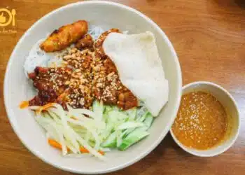 cách làm bún thịt nướng đà nẵng