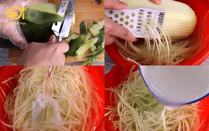 Hướng dẫn cách làm đu đủ chua ngọt ăn bún thịt nướng siêu dễ 7 cách làm đu đủ chua ngọt ăn bún thịt nướng