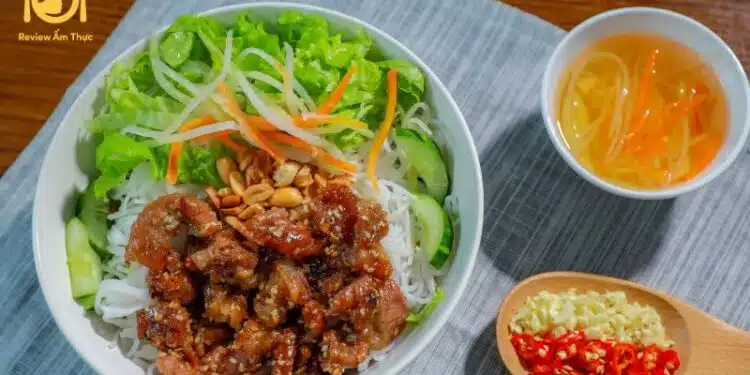 cách làm đu đủ chua ngọt ăn bún thịt nướng