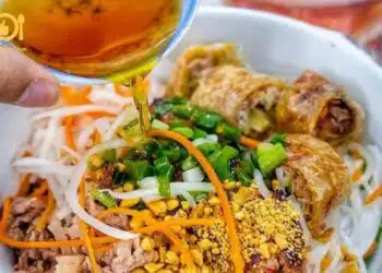 cách làm nước chấm bún thịt nướng huế