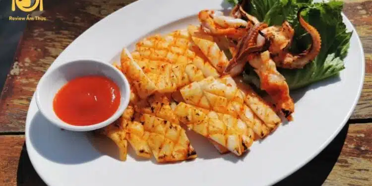 mực nang nướng muối ớt