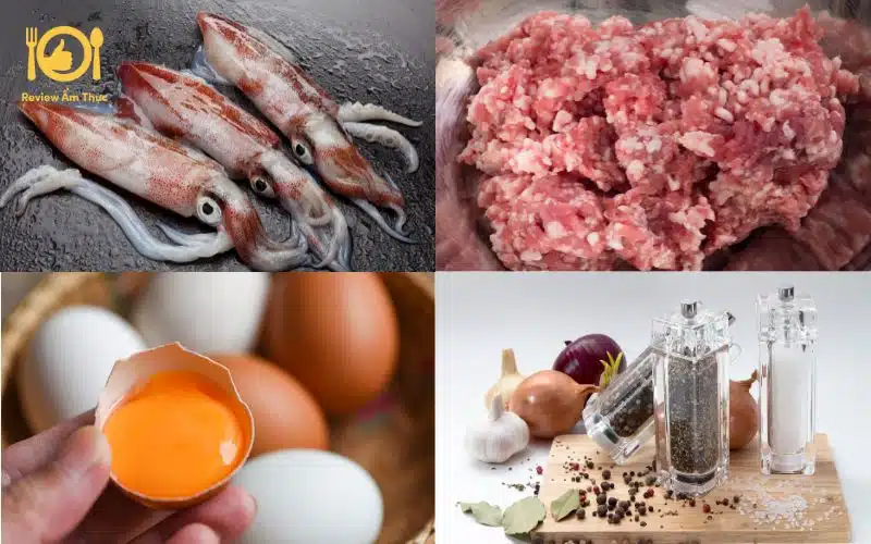 Chia sẻ cách làm mực nhồi thịt nướng hấp dẫn, cả nhà đều mê 7 mực nhồi thịt nướng