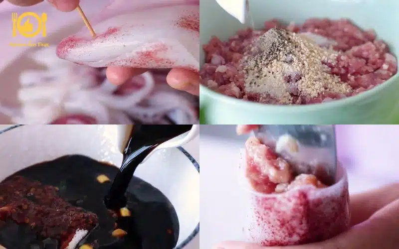 Chia sẻ cách làm mực nhồi thịt nướng hấp dẫn, cả nhà đều mê 8 mực nhồi thịt nướng