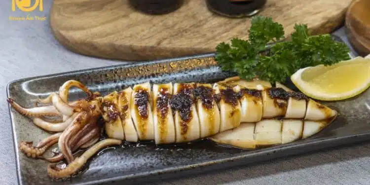 mực nướng giấy bạc