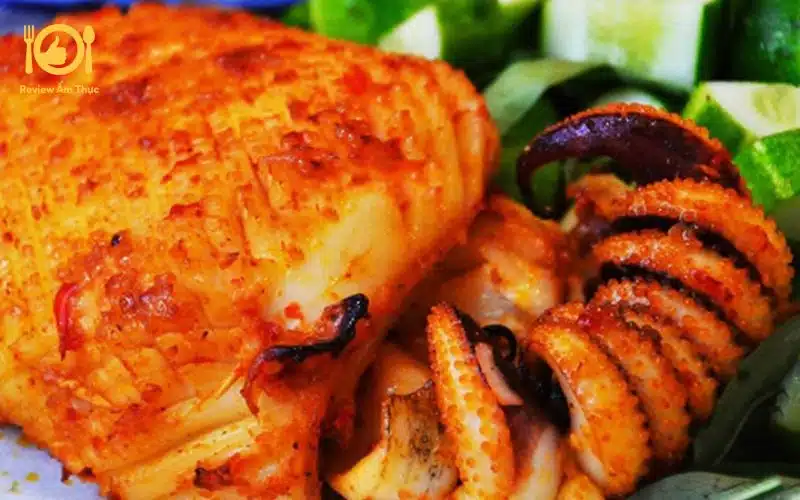 Hướng dẫn cách làm mực nướng sa tế nồi chiên không dầu nhanh, gọn 7 mực nướng sa tế nồi chiên không dầu