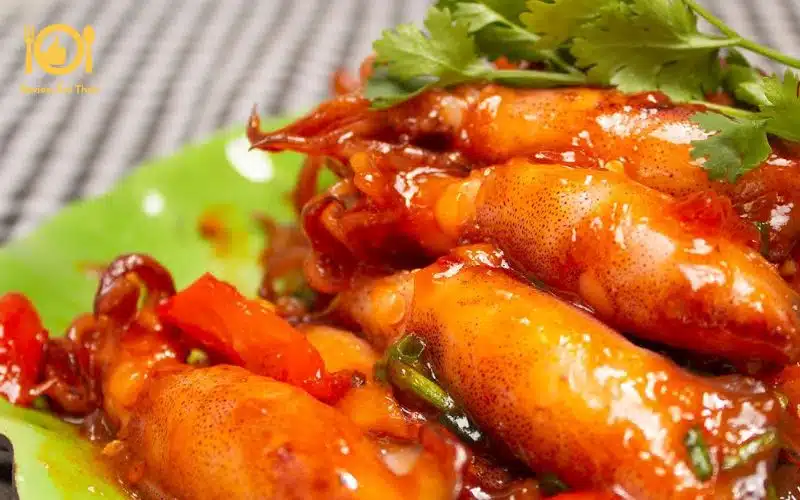 Hướng dẫn làm mực trứng nướng muối ớt mềm ngọt, cay thơm 11 mực trứng nướng muối ớt