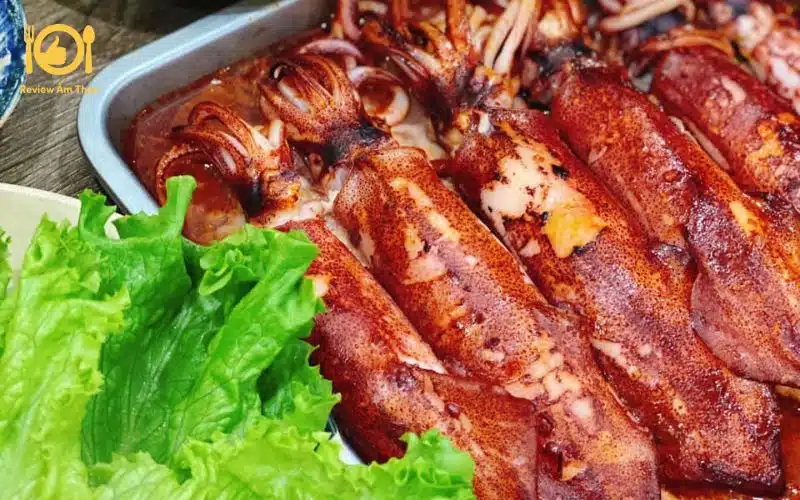 Bí quyết làm mực trứng nướng sa tế hấp dẫn chỉ trong 30 phút 9 mực trứng nướng sa tế