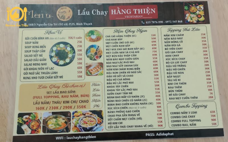 Review quán lẩu chay Hằng Thiện siêu nổi tiếng tại Bình Thạnh 10 lẩu chay hằng thiện