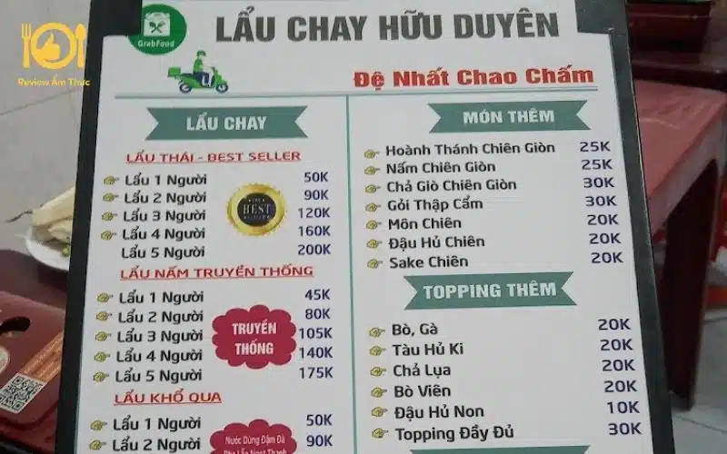 Review quán lẩu chay Hữu Duyên Dĩ An Bình Dương có gì hot? 7 lẩu chay Hữu Duyên