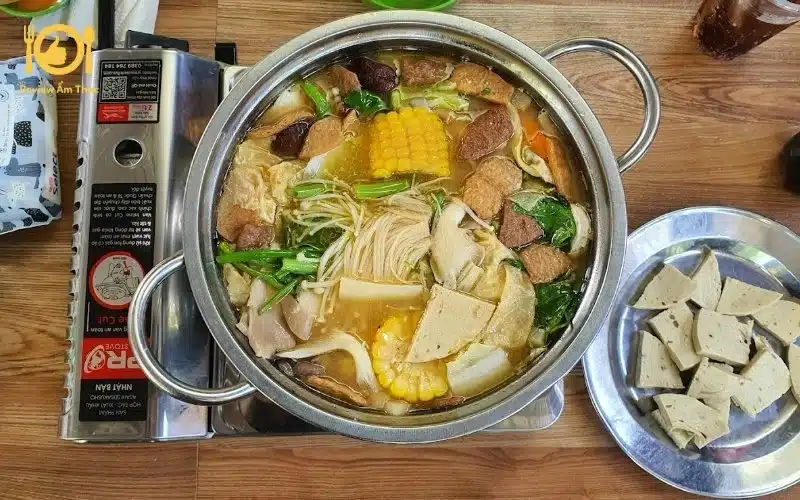 Review quán lẩu chay Hữu Duyên Dĩ An Bình Dương có gì hot? 8 lẩu chay Hữu Duyên