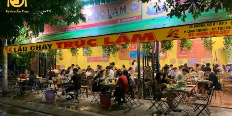 lẩu chay trúc lâm