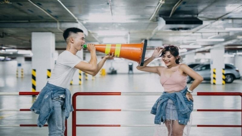 Toàn cảnh siêu thị Emart Phan Văn Trị với không gian rộng rãi, hiện đại