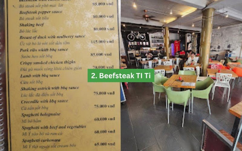 Khám Phá 15 Quán Bò Bít Tết Gần Đây Nổi Tiếng Ngon Tại Sài Gòn 9 Không gian ấm cúng và sang trọng của Nhà hàng Pháp Ti Ti