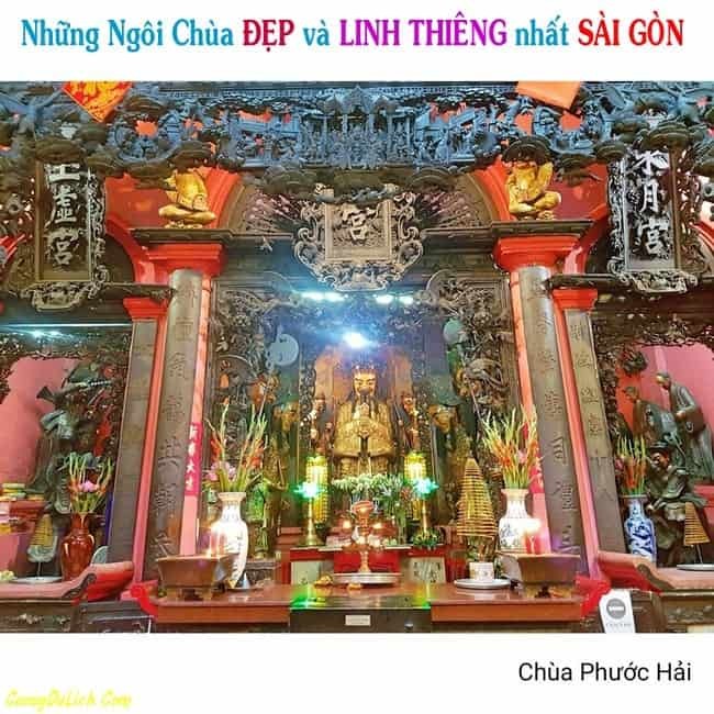 Khám Phá 24 Ngôi Chùa Sài Gòn Đẹp và Linh Thiêng Nổi Tiếng 6 Cổng tam quan truyền thống của Chùa Phước Hải, với kiến trúc đậm nét Á Đông