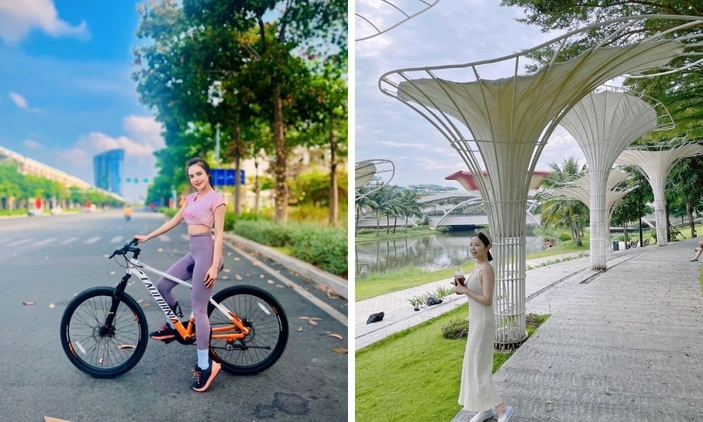 Công viên Sala: Lá Phổi Xanh Giữa Lòng Sài Gòn Đầy Sức Sống 17 Mỗi góc chụp tại công viên Sala đều mang đến những khoảnh khắc thú vị để lưu giữ